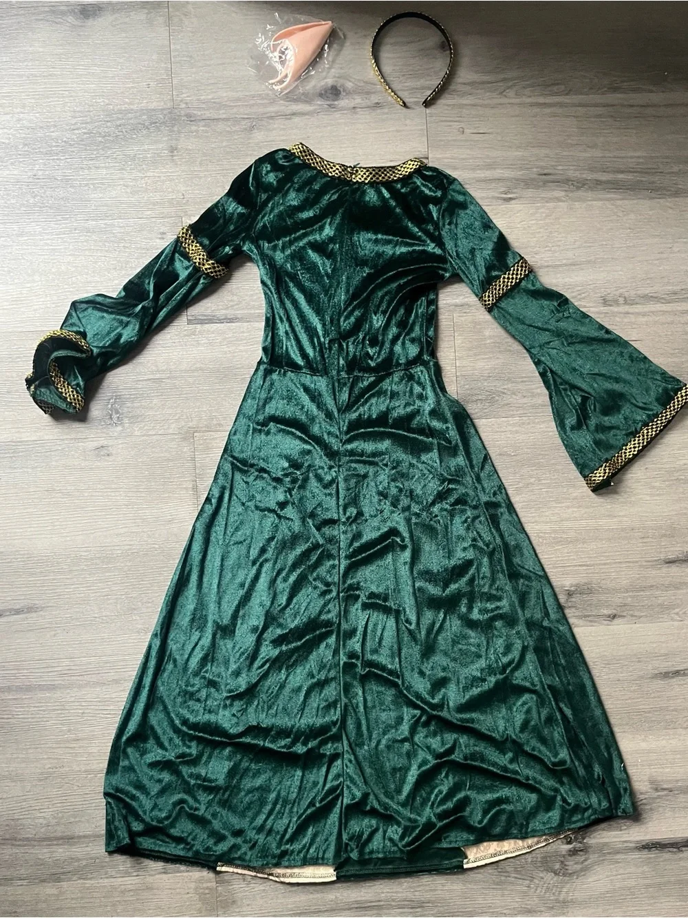 Medieval Elf Girl Costume Dress/Accesory